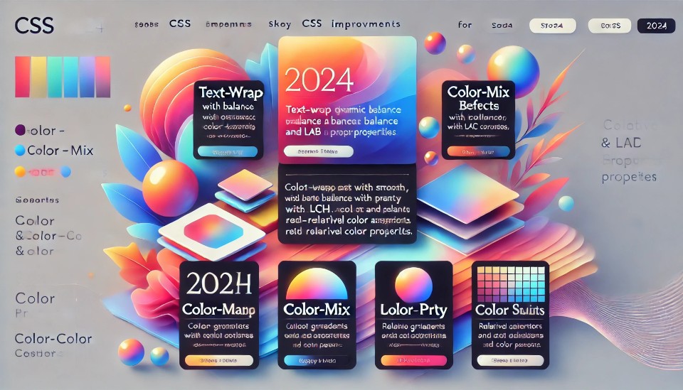 CSS 2024: Inovações em Tipografia, Cores e Layouts Responsivos